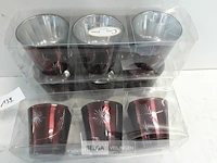 3 x t-lichtglaasjes set 3 stuks 6,5 cm - afbeelding 3 van  3