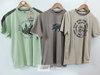 3 x t-shirt groen/beige/bruin xxxl - afbeelding 1 van  3