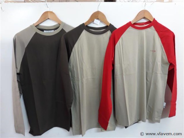3 x t-shirt lange mouwen mix kleuren parks xxl - afbeelding 1 van  2