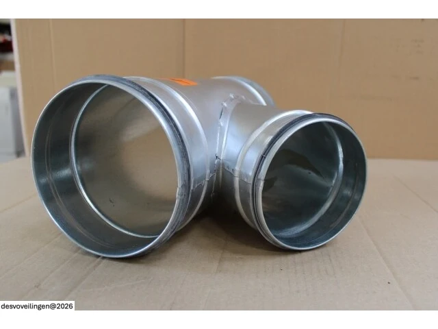 3 x t-stuk 45° ø160x125 met dichting - afbeelding 3 van  3