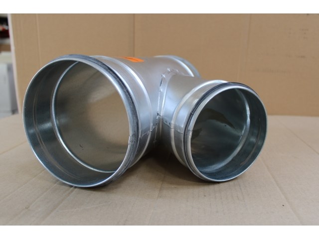 3 x t-stuk 45° ø160x125 met dichting - afbeelding 3 van  4