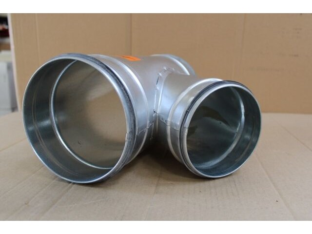 3 x t-stuk 45° ø160x125 met dichting - afbeelding 4 van  4