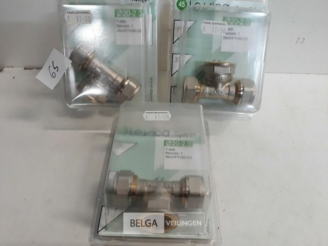 3 x t-stuk alpex 20x20x3/4 - afbeelding 2 van  3