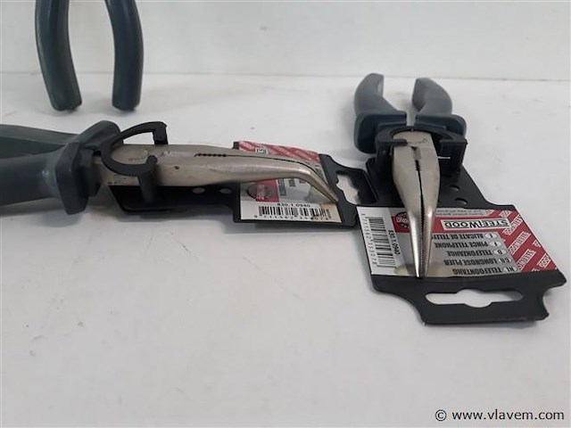 3 x telefoontang gebogen 200 mm - afbeelding 2 van  2