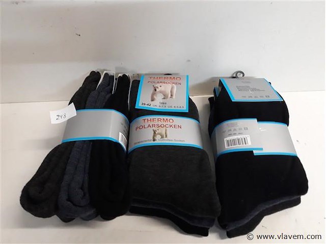 3 x thermo sokken 39-42 3 stuks - afbeelding 1 van  2