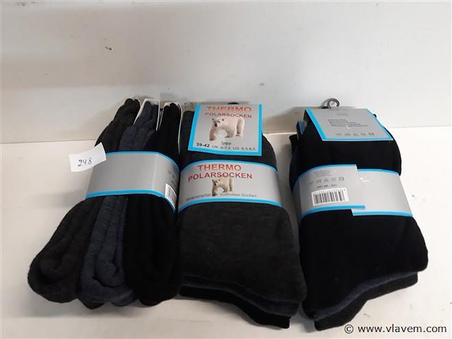 3 x thermo sokken 39-42 3 stuks - afbeelding 1 van  2
