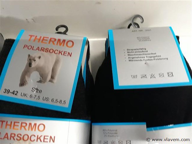 3 x thermo sokken 39-42 3 stuks - afbeelding 2 van  2