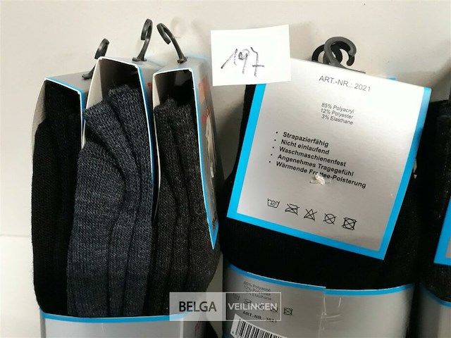 3 x thermo sokken 39-42 3 stuks - afbeelding 3 van  3