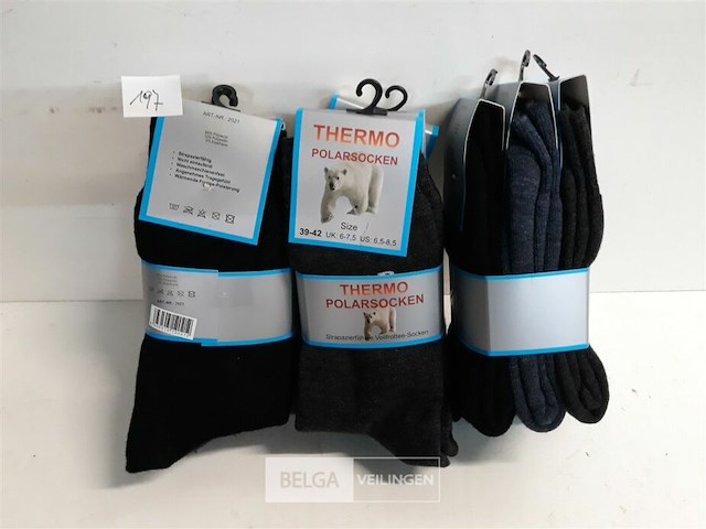 3 x thermo sokken 39-42 3 stuks - afbeelding 1 van  3