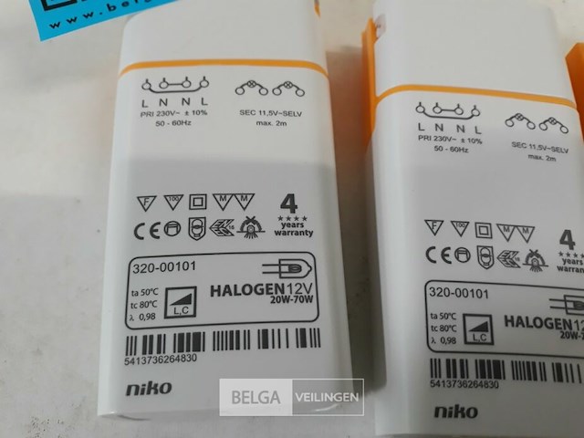 3 x transfo 12v 20-70w niko - afbeelding 3 van  3