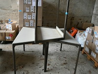 3 x trapeziumvormige tafel - afbeelding 1 van  4