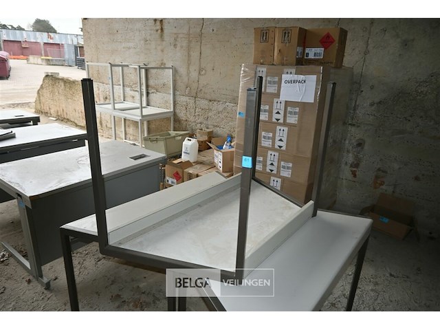 3 x trapeziumvormige tafel - afbeelding 3 van  4