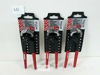 3 x trektang 180 mm