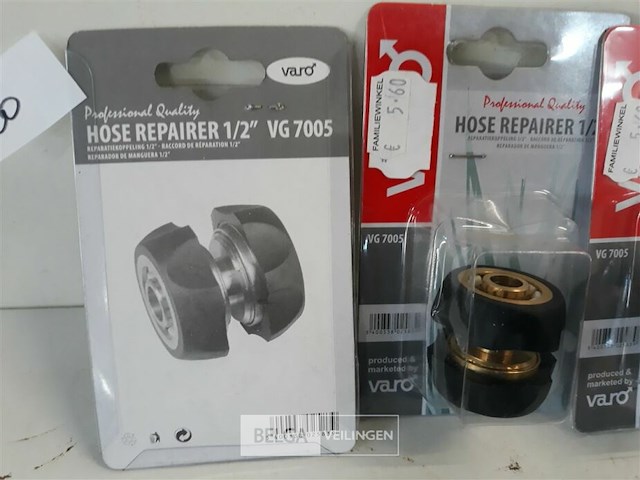 3 x tuinslang reparator ½ 12,5-15mm koper/pvc - afbeelding 3 van  3