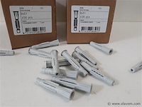 3 x universeelplug nylon 8 mm 100 stuks - afbeelding 2 van  2