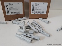 3 x universeelplug nylon 8 mm 100 stuks - afbeelding 2 van  2