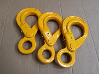 3 x veiligheidshaak met oog 10mm - afbeelding 1 van  3