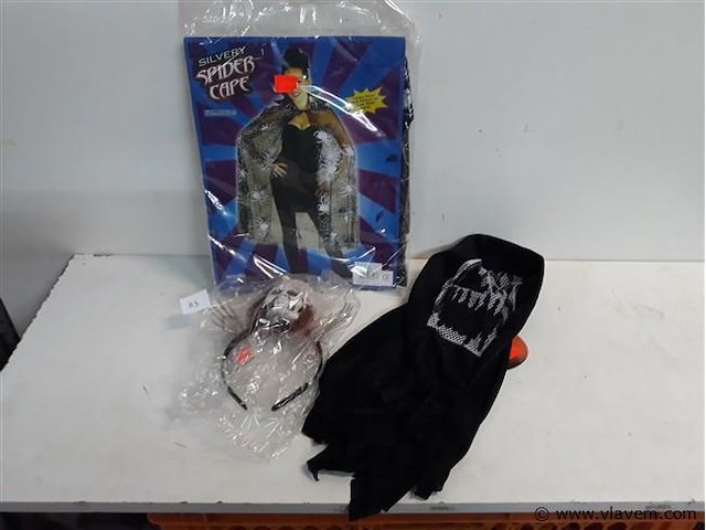 3 x verkleed kleding halloween 3 assorti - afbeelding 1 van  2