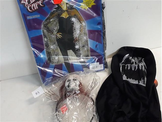 3 x verkleed kleding halloween 3 assorti - afbeelding 2 van  2