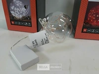 3 x verlichte bol led 40 lampjes - afbeelding 3 van  3