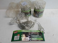 3 x verlichting 10 ijsblokjes led koud wit - afbeelding 1 van  3