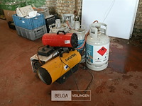 3 x verwarmingstoestel + gasflessen - afbeelding 1 van  5