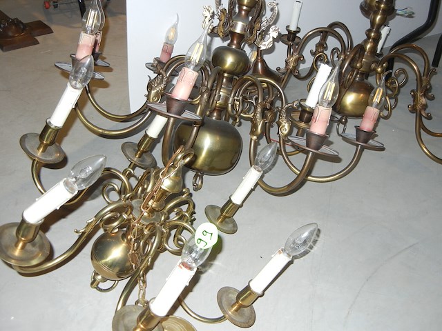 3 x vlaamse lusters (brons) - afbeelding 2 van  2