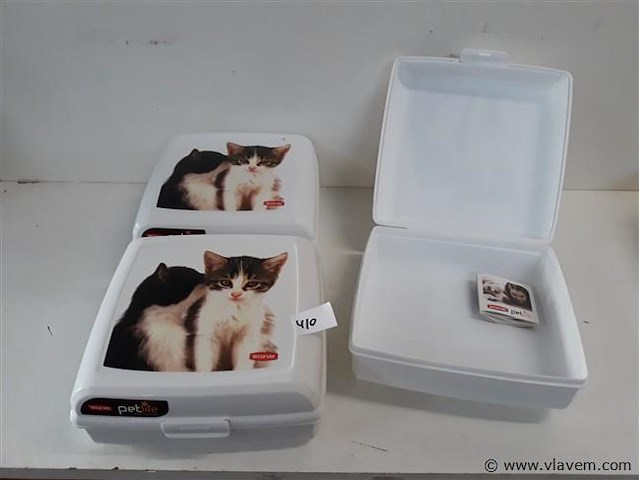 3 x voorraaddoos pet life 1 l - afbeelding 1 van  2