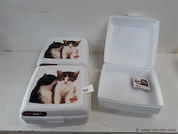 3 x voorraaddoos pet life 1 l - afbeelding 1 van  2