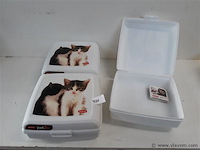 3 x voorraaddoos pet life 1 l - afbeelding 1 van  2