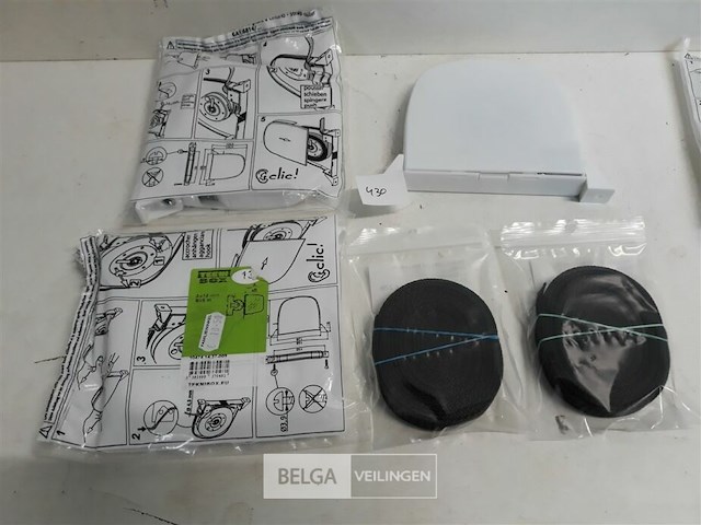 3 x voorzetrolluik lintoproller wit + 2 x lint bruin 5m - afbeelding 2 van  3