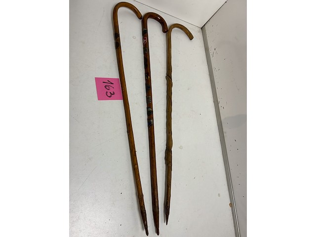 3 x wandelstok - afbeelding 1 van  2