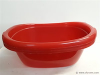 3 x wasmand curver rood 56 cm - afbeelding 2 van  2