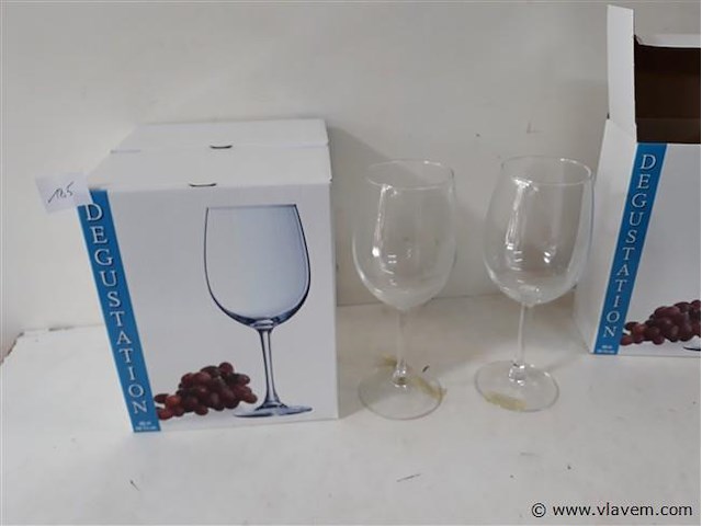 3 x wijnglas 59 cl 2 stuks - afbeelding 1 van  2