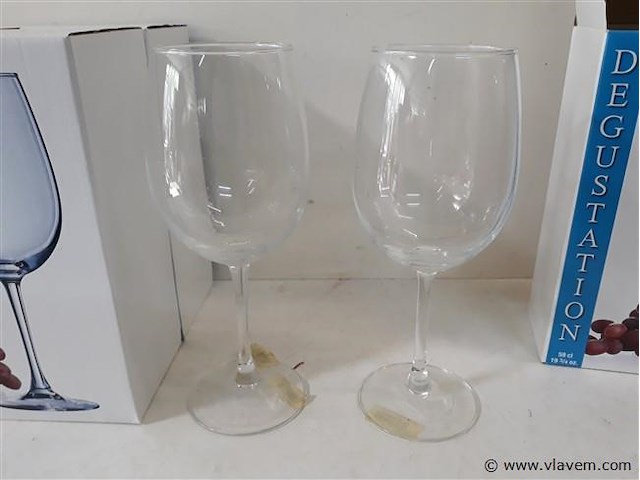 3 x wijnglas 59 cl 2 stuks - afbeelding 2 van  2