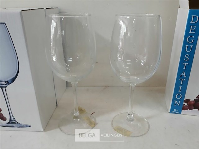 3 x wijnglas 59 cl 2 stuks - afbeelding 3 van  3