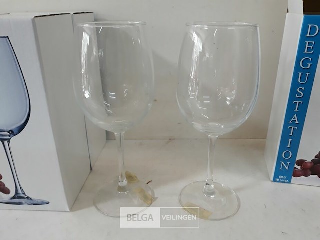 3 x wijnglas 59 cl 2 stuks - afbeelding 3 van  3
