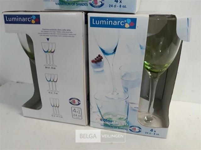 3 x wijnglas luminarc 4 x 21 cl - afbeelding 3 van  3