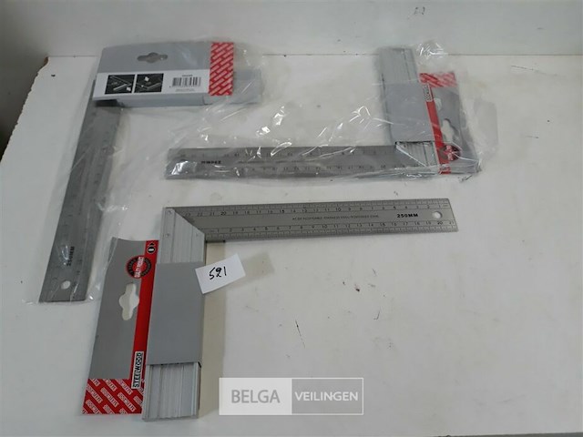 3 x winkelhaak 250 mm - afbeelding 2 van  3