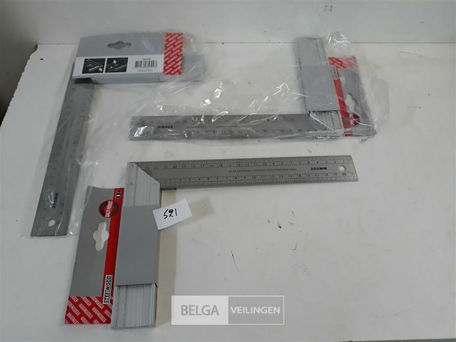 3 x winkelhaak 250 mm - afbeelding 2 van  3