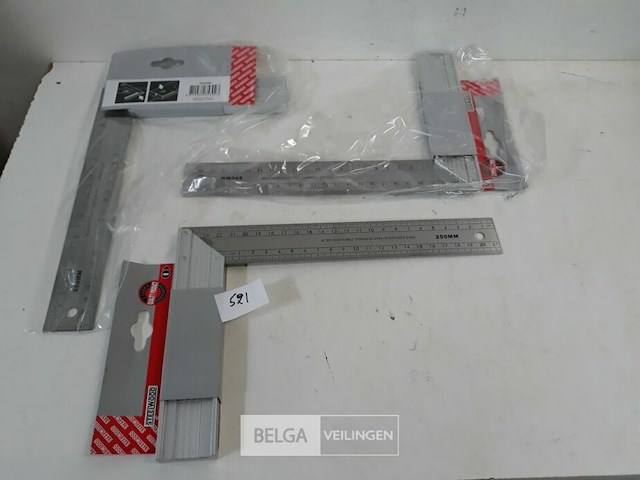 3 x winkelhaak 250 mm - afbeelding 1 van  3