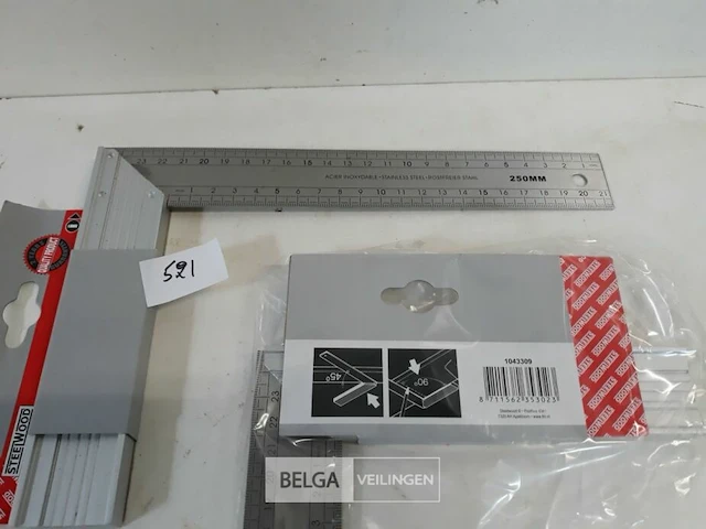 3 x winkelhaak 250 mm - afbeelding 3 van  3