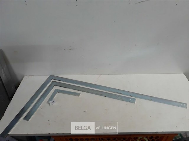 3 x winkelhaak staal 150-500-800 mm - afbeelding 1 van  3