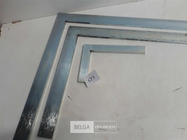 3 x winkelhaak staal 150-500-800 mm - afbeelding 3 van  3