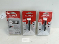 3 x zaklamp led als sleutelhanger - afbeelding 1 van  3