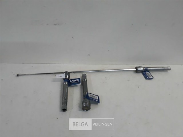 3 x zaklamp led met pick-up tool - afbeelding 3 van  3