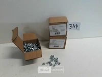 3 x zeskantmoeren verzinkt m 4 200 stuks