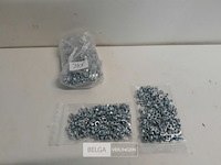 3 x zeskantmoeren verzinkt m 5 200 stuks - afbeelding 1 van  3