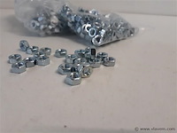 3 x zeskantmoeren verzinkt m 8 200 stuks - afbeelding 2 van  2