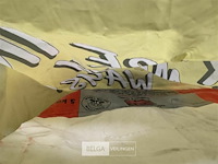 3 zakjes met restant afwerkingsproduct - afbeelding 2 van  3